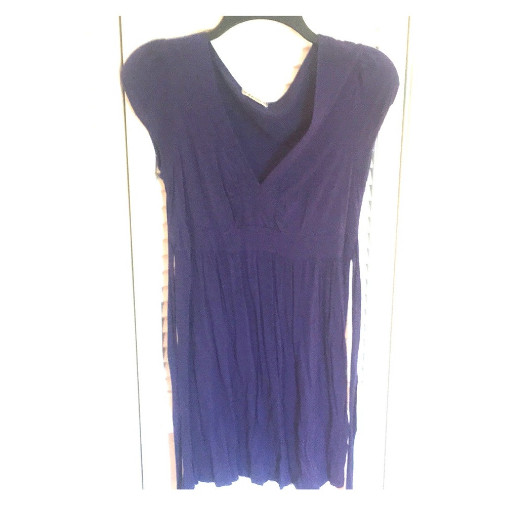 Mini purple dress